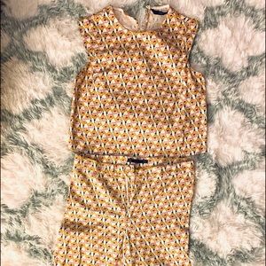 Zara Two piece flower POWER set